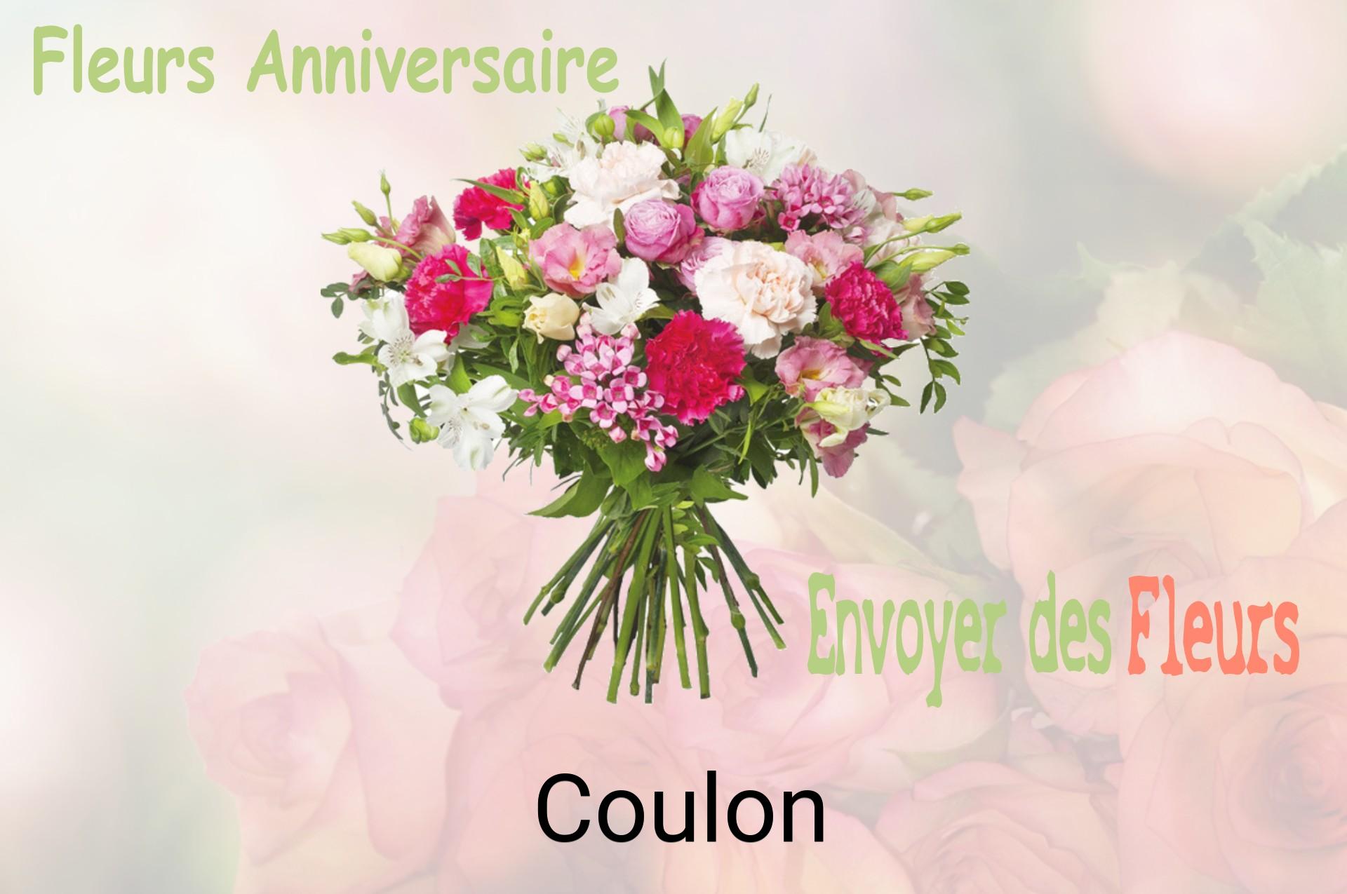 Bouquet de fleurs d’anniversaire livré à Coulon